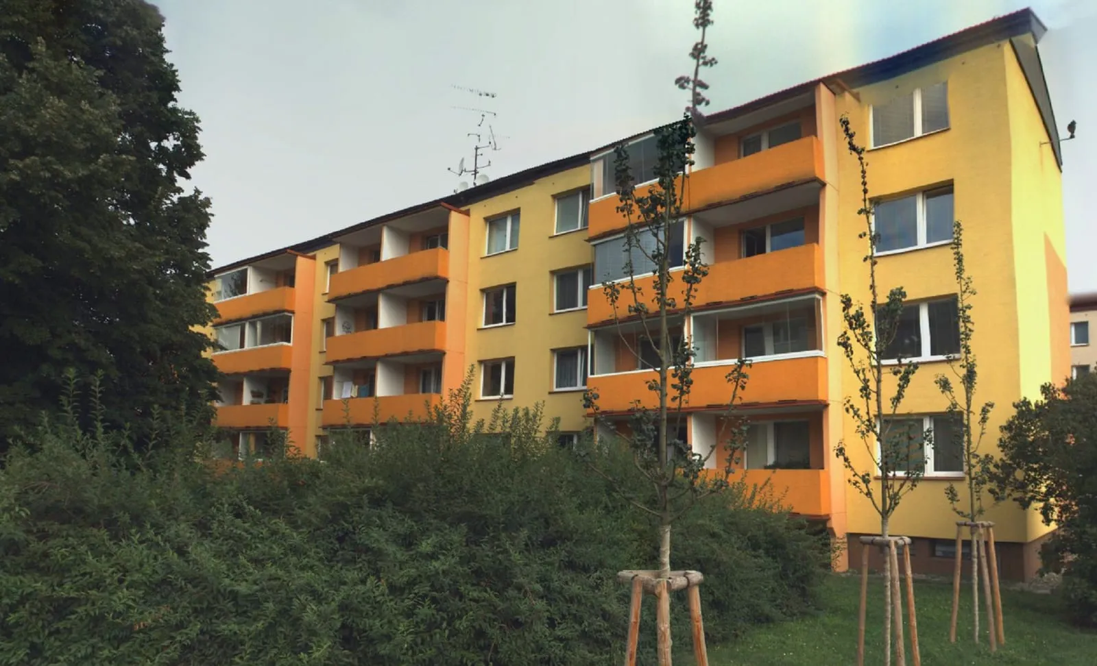 Bytový dům BD TOPOL, Pod Svahy, Uherské Hradiště